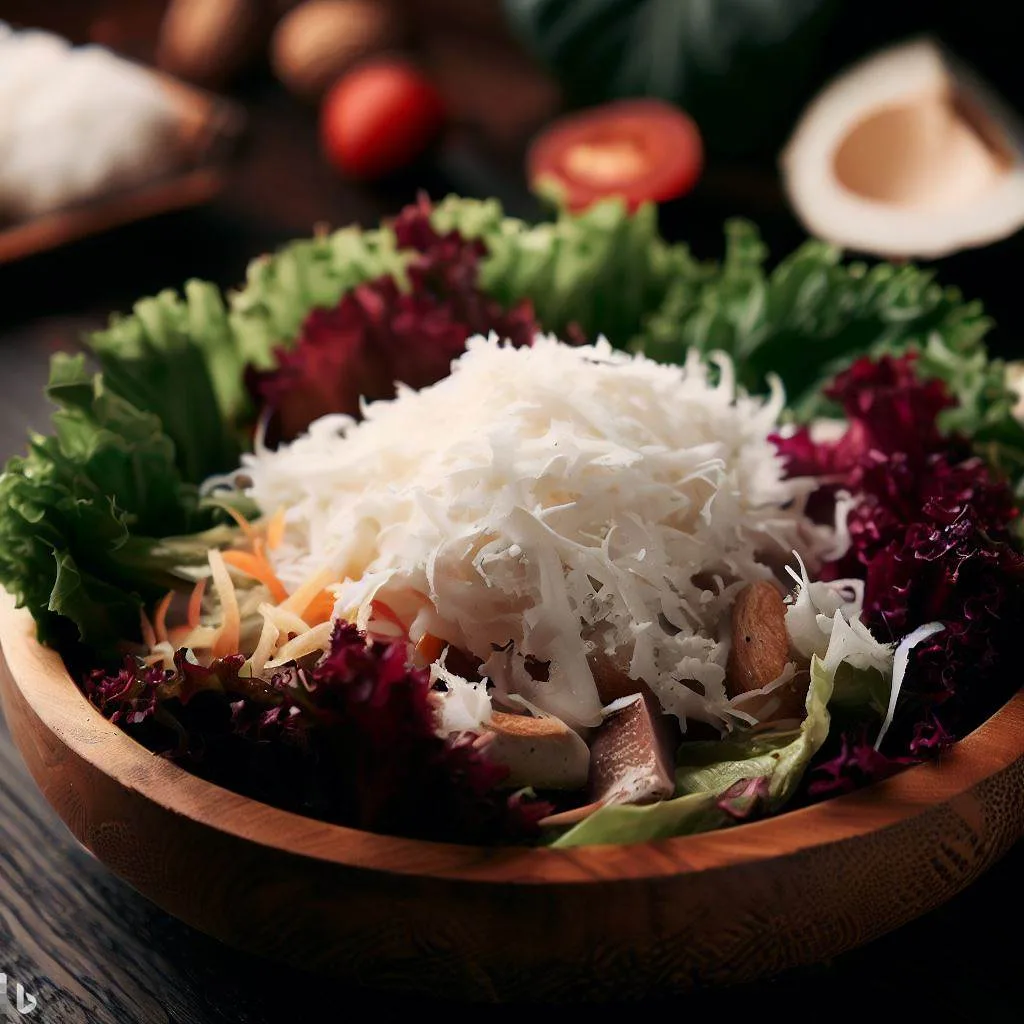 Enhance Your Salad Game with the Delicious and Nutritious Coconut Meat