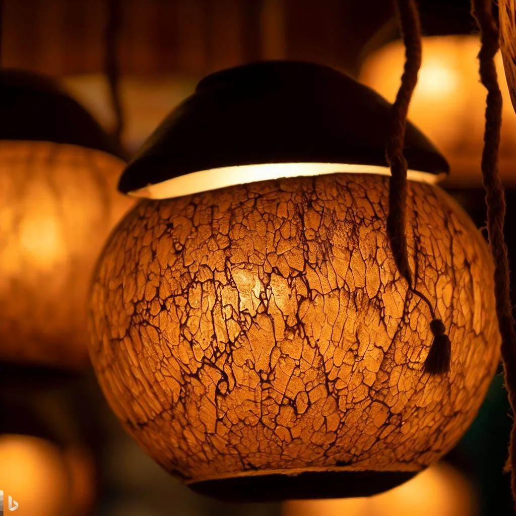 Illuminate Your Space with Exquisite Coconut Shell Lamps: A Unique Blend of Elegance and Sustainability