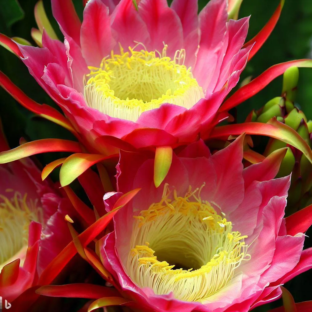 Unveiling the Beauty of Dragon Fruit Flowers: A Closer Look at Their Colors and Forms