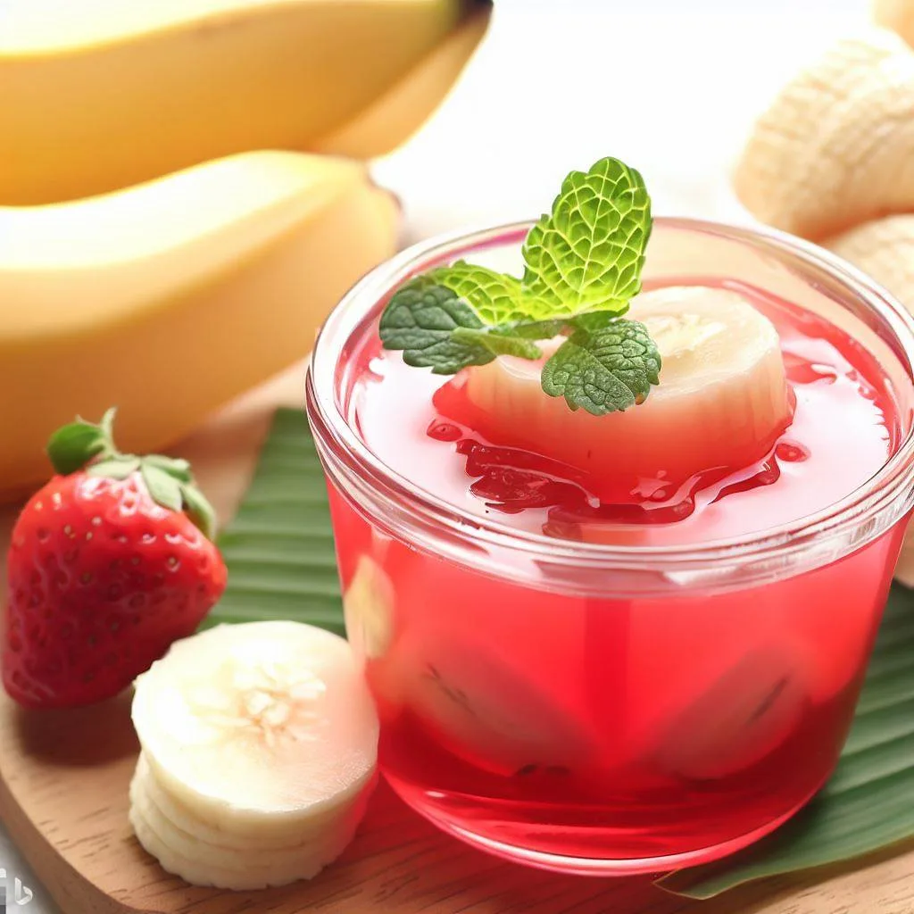 Banana Jelly Bliss: Elevate Your Breakfast with this Scrumptious Strawberry Infusion