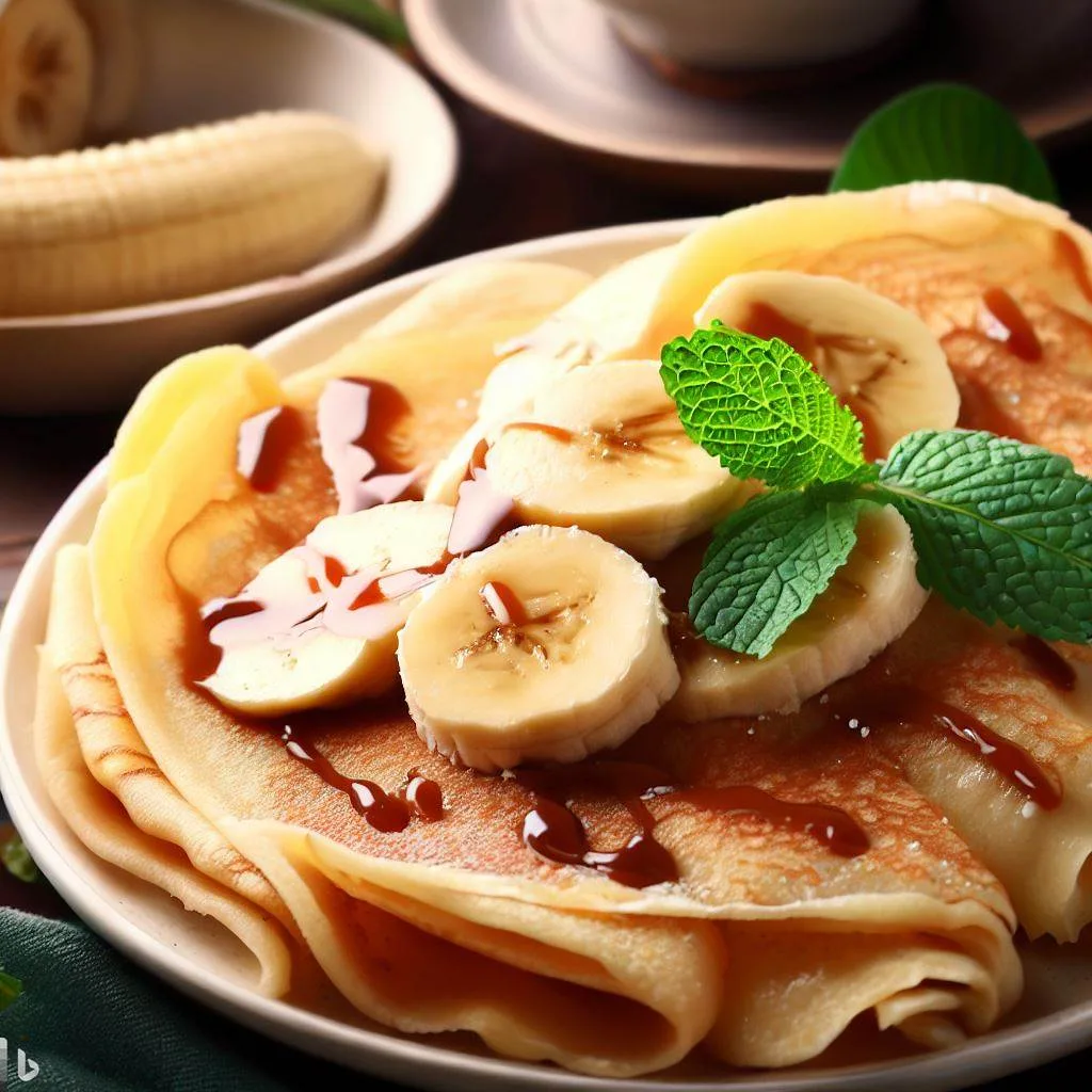 Indulge in the Perfect Breakfast Treat: A Scrumptious Banana Crepe Recipe