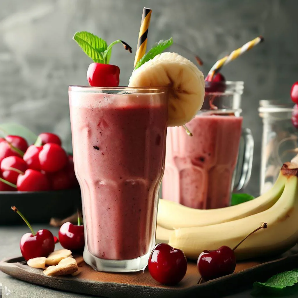 Sip on Refreshment: How to Make the Perfect Cherry Banana Smoothie
