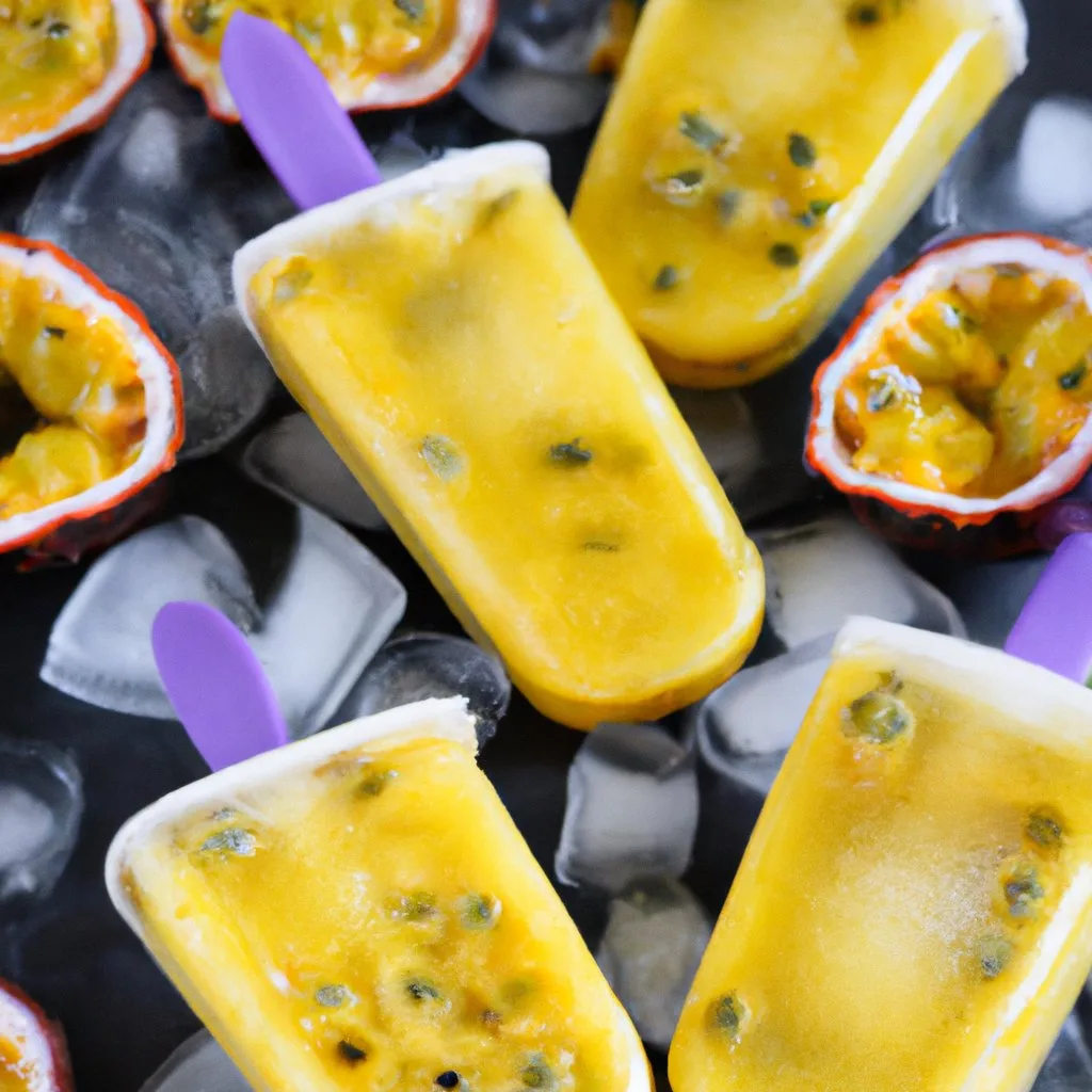 Delicious and Refreshing: Homemade Passion Fruit Popsicles for Summer Treats
