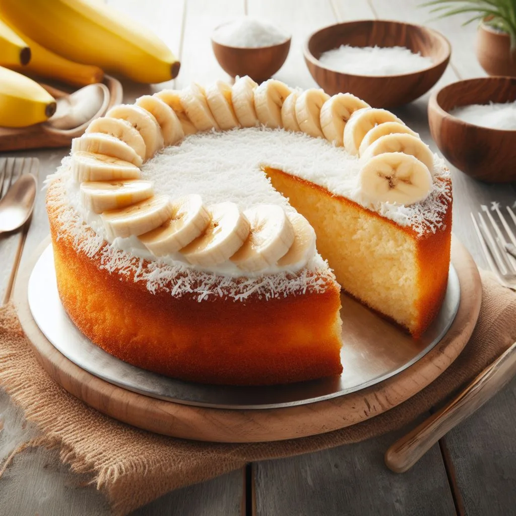 Banana Coconut Cake: A Delicious Tropical Dessert Recipe