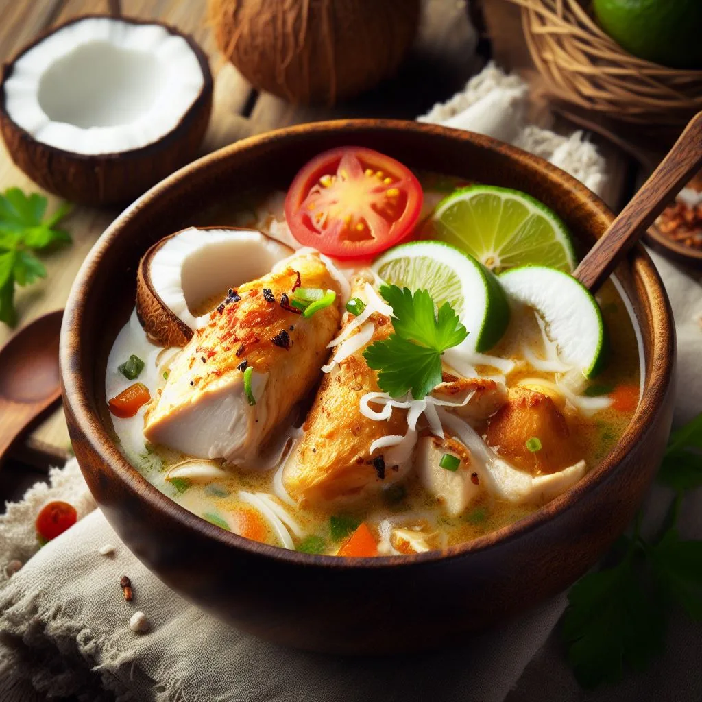 Delicious Coconut Chicken Soup Recipe: A Flavorful and Comforting Dish