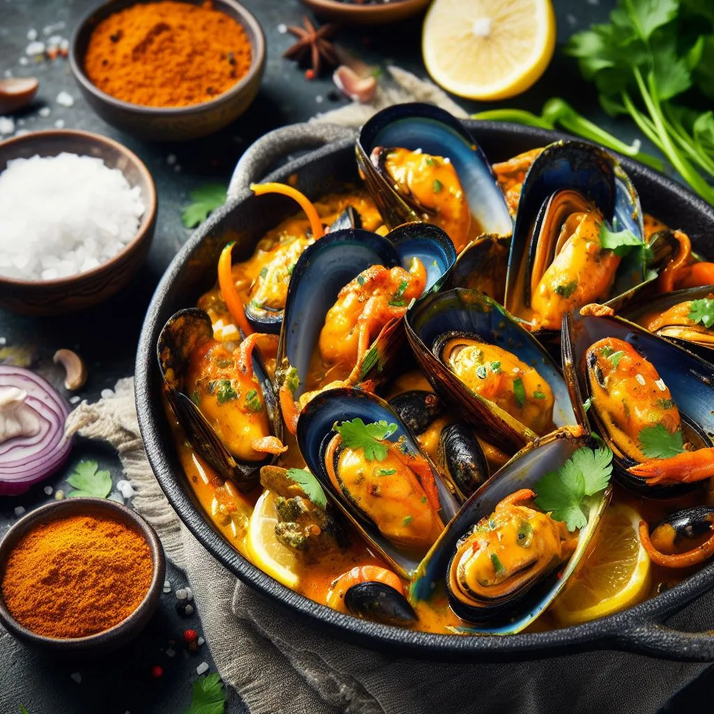 Delicious Coconut Curry Mussels Recipe: A Flavorful Seafood Delight