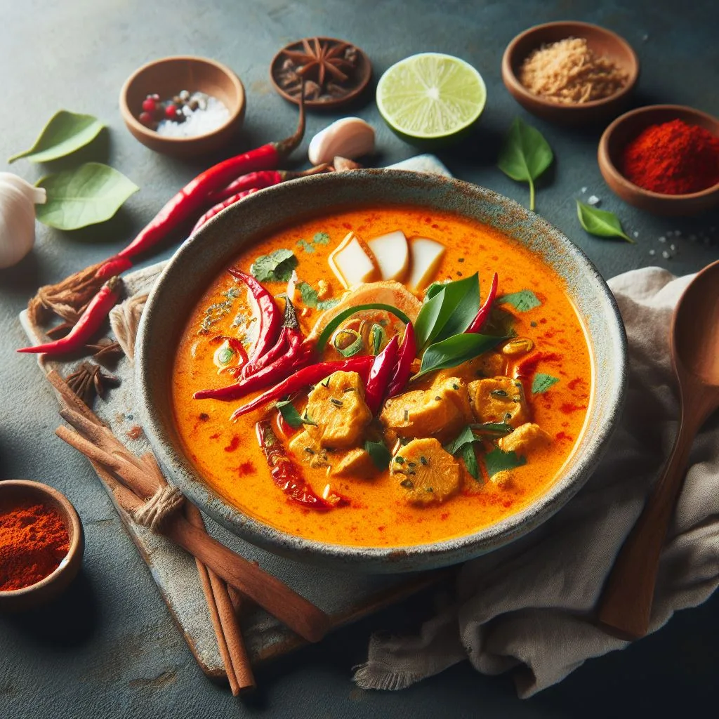 Delicious Thai Coconut Red Curry Soup Recipe: A Burst of Flavors in Every Bite