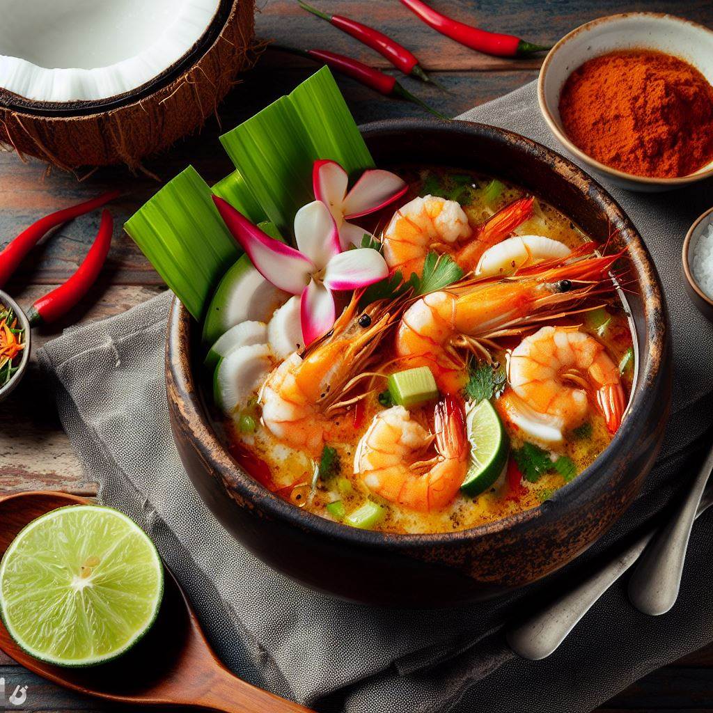 Delicious Thai Prawn Coconut Soup Recipe: A Perfect Blend of Flavors