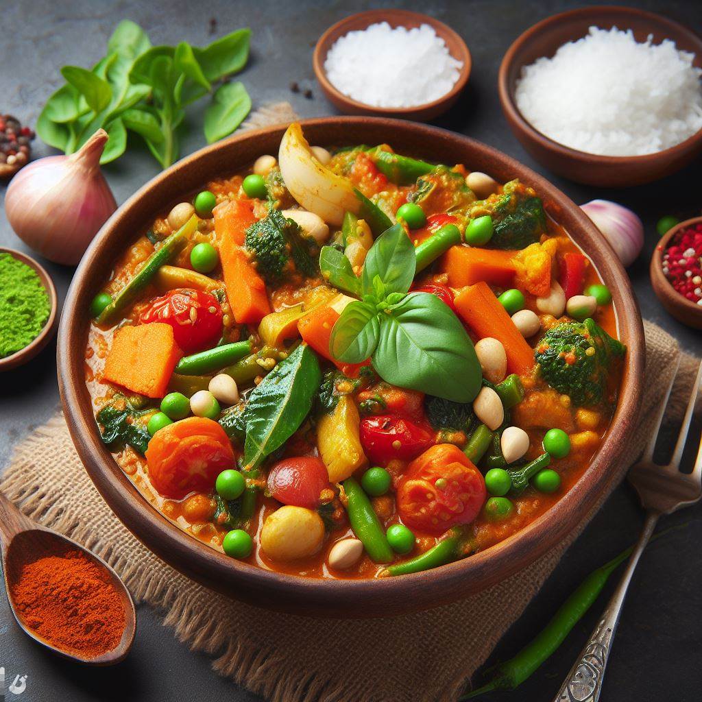 Delicious and Healthy Coconut Vegetable Curry Recipe: A Flavorful Dish Packed with Nutrients