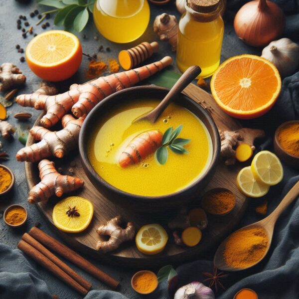 Fresh Turmeric Bone Broth: Recipe and Benefits