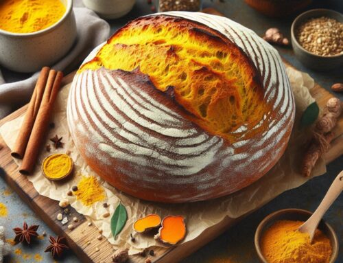 Golden Turmeric Sourdough Bread Recipe – Easy & Healthy